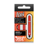 Shot Koi Carbon Dart Stems Shafts packaging image showing the retail pack design and included contents