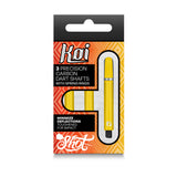 Shot Koi Carbon Dart Stems Shafts packaging image showing the retail pack design and included contents