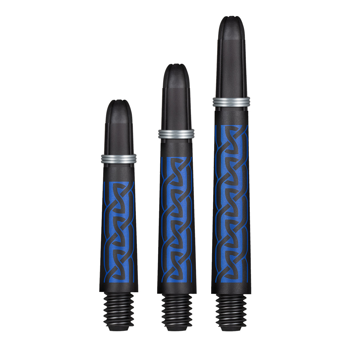 Shot Koi Carbon Shaft Helioknot Dart Stems main product image showing the dart stems and product contents