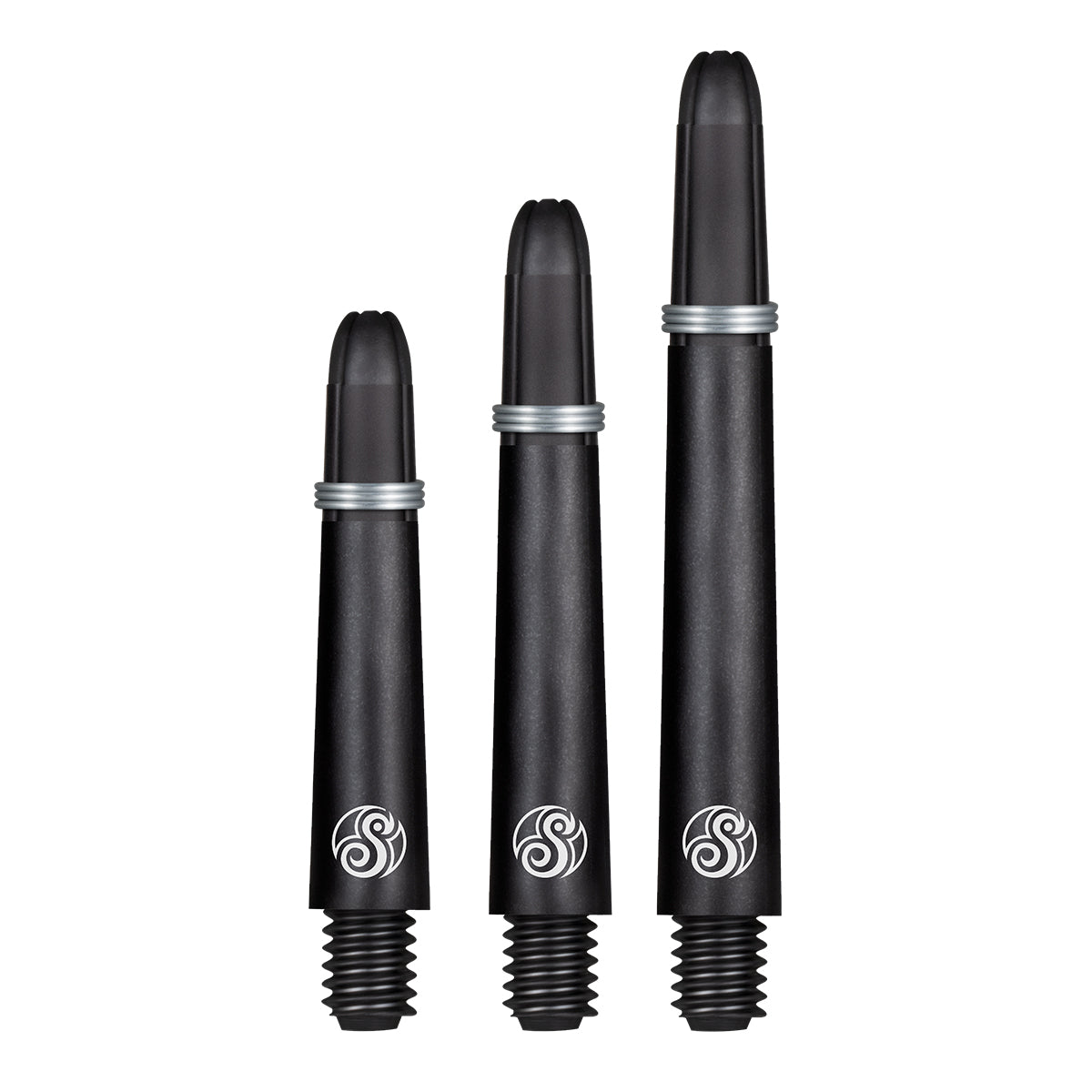 Shot Koi Carbon Shaft with Spring Dart Stems Shafts main product image showing the dart stems and product contents