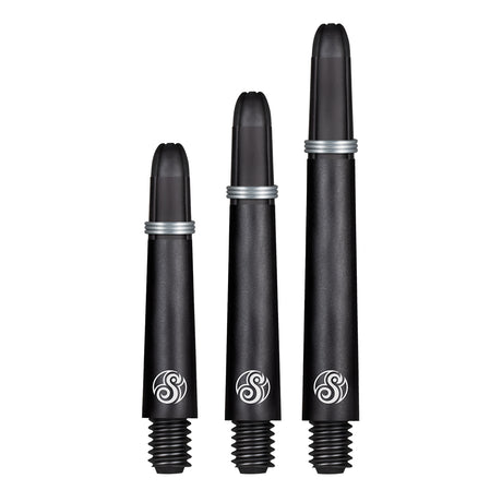 Shot Koi Carbon Shaft with Spring Dart Stems Shafts main product image showing the dart stems and product contents