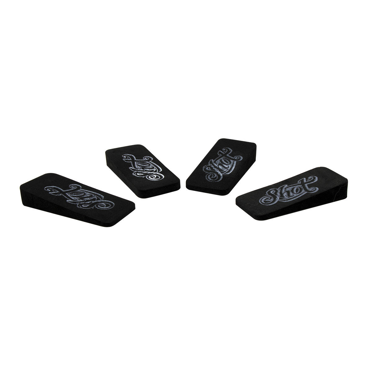 Shot Lumen Core Dartboard Lighting System product image showing the wedges that fit behind the dartboard