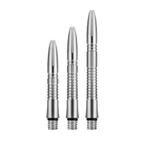 Shot Mako Titanium Dart Stems Shafts main product image showing the dart stems and product contents