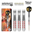 Michael Smith Believe Steel Tip Darts main product image showing the darts, packaging, flights, shafts, and included accessories