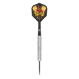Michael Smith Bully Boy Precision Steel Tip Darts dynamic product image highlighting the full dart setup and barrel design