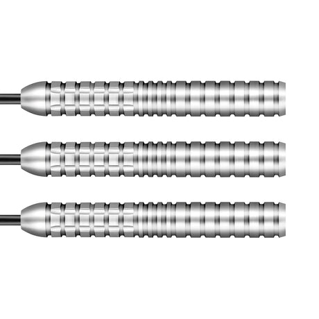 Michael Smith Bully Boy Precision Steel Tip Darts close up image showing detailed grip patterns, machining, coating, and precision craftsmanship