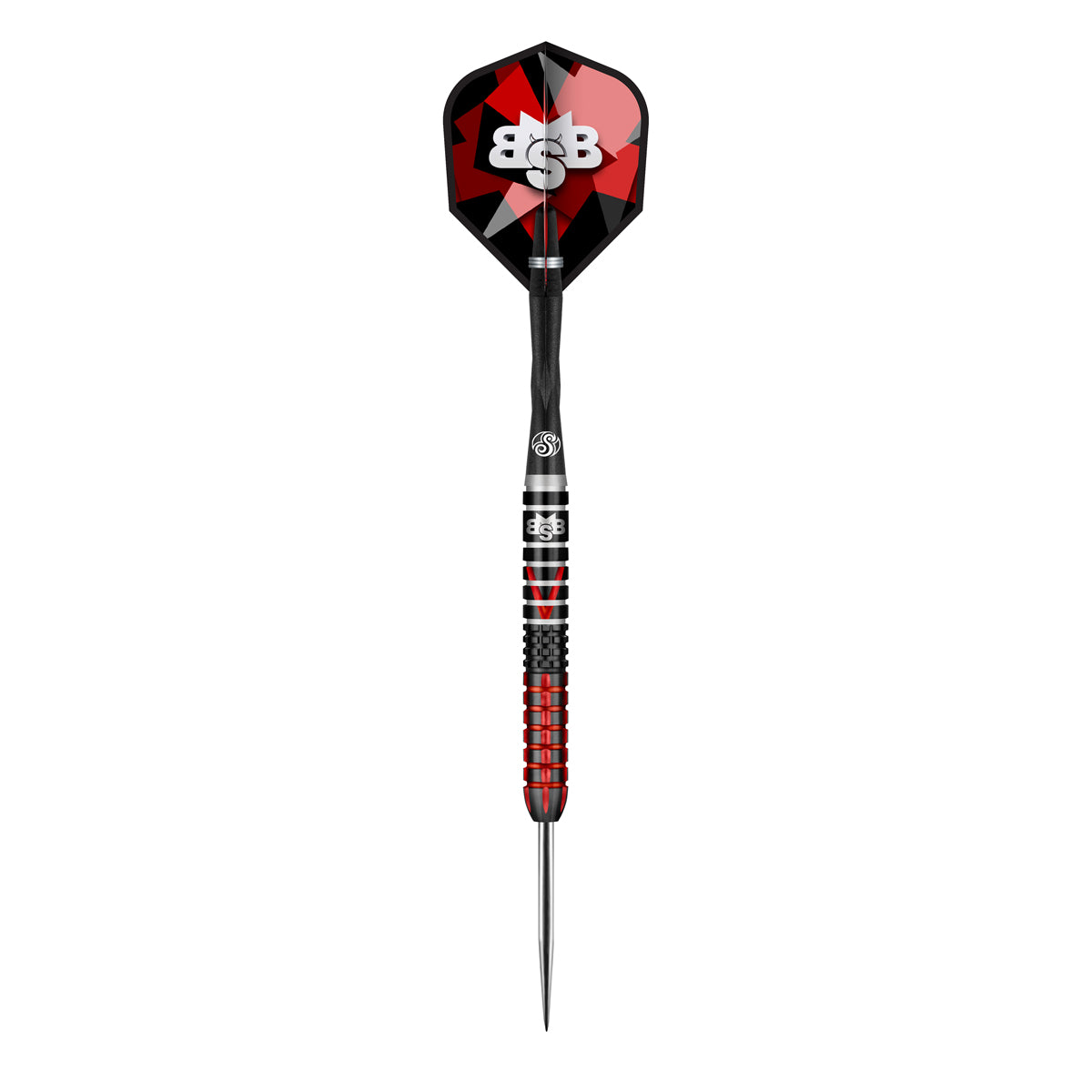 Michael Smith Defiant Steel Tip Darts dynamic product image highlighting the full dart setup and barrel design