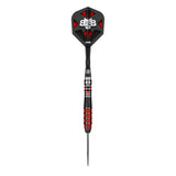 Michael Smith Tenacious Steel Tip Darts dynamic product image highlighting the full dart setup and barrel design