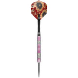 Pro Series Barbora Hospodarska 2.0 Steel Tip Darts dynamic product image highlighting the full dart setup and barrel design
