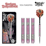 Pro Series Barbora Hospodarska 2.0 Steel Tip Darts main product image showing the darts, packaging, flights, shafts, and included accessories