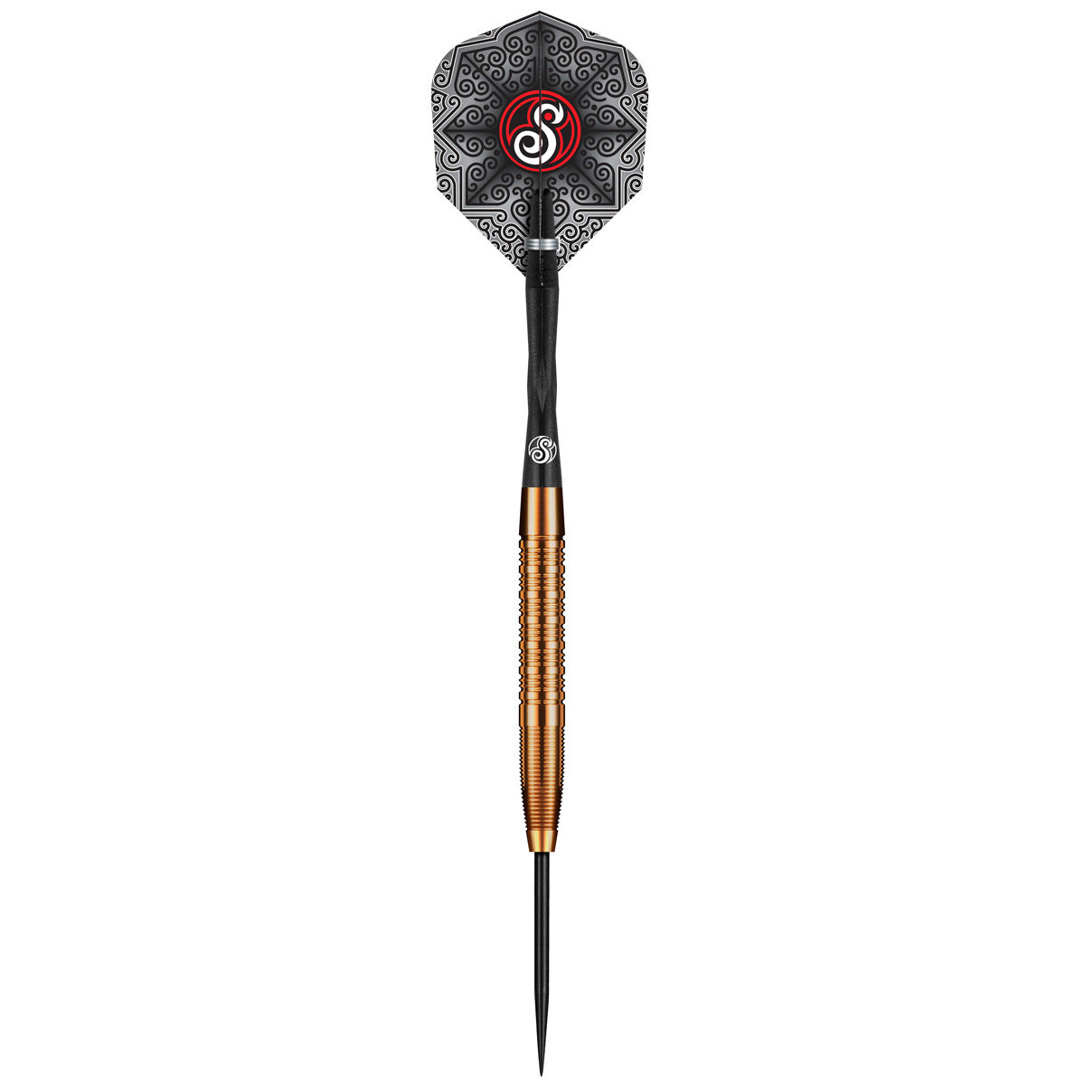 Pro Series Jake Womack Steel Tip Darts angled product image displaying the barrel profile, grip layout, and design features
