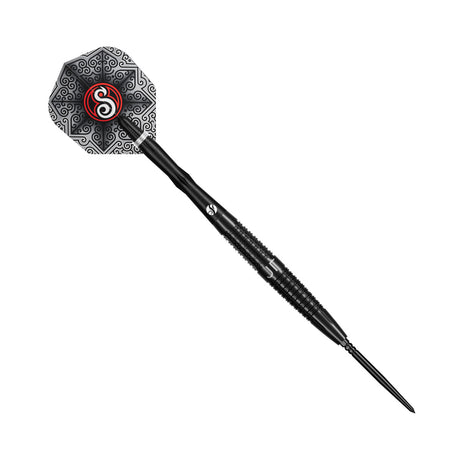 Image of the Shot Pro Series Jonny Tata Turbo Point 90% Tungsten Steel Tip Darts displayed on a white background