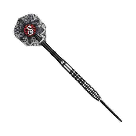 Image of the Shot Pro Series Raymond Smith Guru Turbo Point 90% Tungsten Steel Tip Darts displayed on a white background