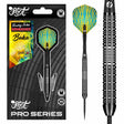 Pro Series Rowby John Rodriguez Baha Steel Tip Darts main product image showing the darts, packaging, flights, shafts, and included accessories