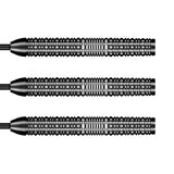Pro Series Rowby John Rodriguez Baha Steel Tip Darts close up image showing detailed grip patterns, machining, coating, and precision craftsmanship