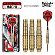 Redline M4CH1 Steel Tip Darts main product image showing the darts, packaging, flights, shafts, and included accessories
