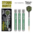 Stowe Buntz 2.0 Steel Tip Darts main product image showing the darts, packaging, flights, shafts, and included accessories