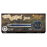 Tribal Weapon Java Steel Tip Darts packaging image showing the retail presentation box and Shot branding
