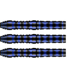 Tribal Weapon Java Steel Tip Darts close up image showing detailed grip patterns, machining, coating, and precision craftsmanship
