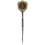 Viking Drakkar Steel Tip Darts dynamic product image highlighting the full dart setup and barrel design