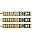 Viking Odin Steel Tip Darts close up image showing detailed grip patterns, machining, coating, and precision craftsmanship