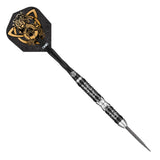 Viking Wolf Steel Tip Darts angled product image displaying the barrel profile, grip layout, and design features