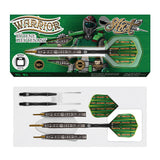 Warrior Rutene Steel Tip Darts packaging image showing the retail presentation box and Shot branding