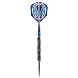 Warrior Tipu Steel Tip Darts angled product image displaying the barrel profile, grip layout, and design features