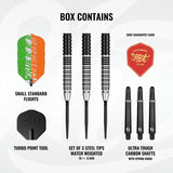 Shot Pro Series Willie O'Connor Magpie Turbo Point 90% Tungsten Steel Tip Darts