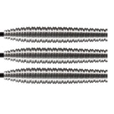 Zen Dojo Steel Tip Darts close up image showing detailed grip patterns, machining, coating, and precision craftsmanship