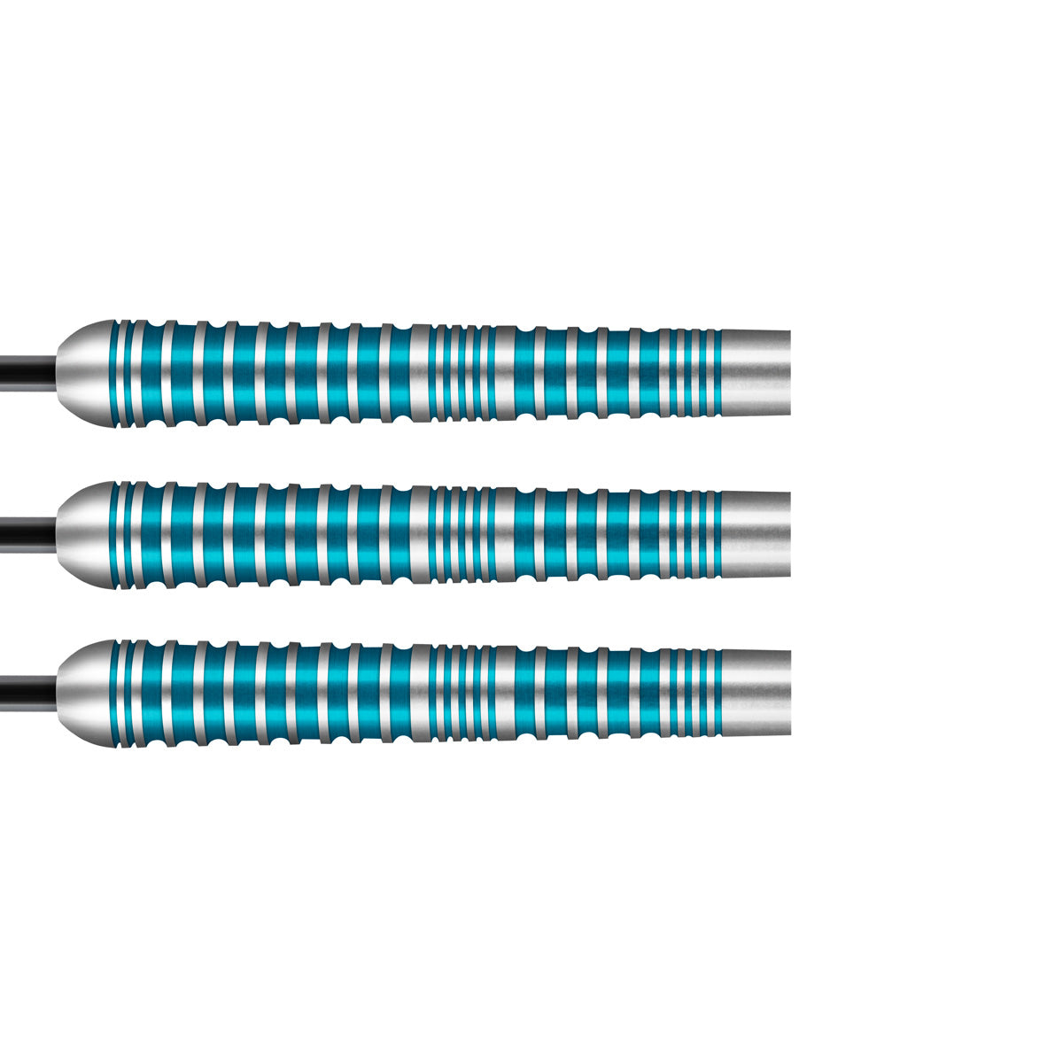 Zen Jutsu V2 Steel Tip Darts close up image showing detailed grip patterns, machining, coating, and precision craftsmanship