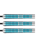 Zen Jutsu V2 Steel Tip Darts close up image showing detailed grip patterns, machining, coating, and precision craftsmanship