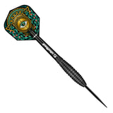 Zen Kensho Steel Tip Darts angled product image displaying the barrel profile, grip layout, and design features