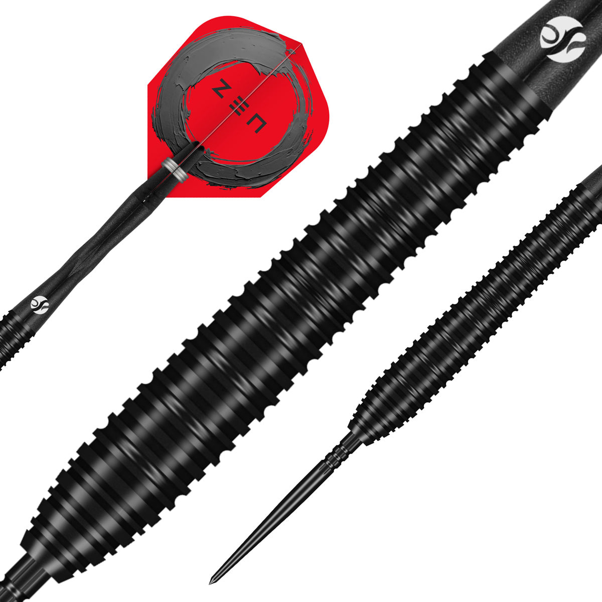 Shot Zen Torpedo Turbo Point 90% Tungsten Steel Tip Darts – Double