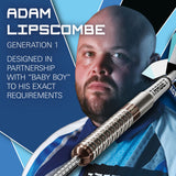 Target Adam Lipscombe G1 Swiss Point 90% Tungsten Steel Tip Darts