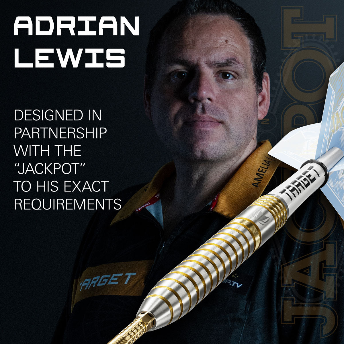 Target Adrian Lewis Showdown Swiss Point 95% Tungsten Steel Tip Darts