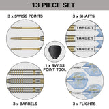 Target Adrian Lewis Showdown Swiss Point 95% Tungsten Steel Tip Darts