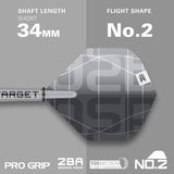 Aspinall X Echo darts flight and shaft specifications image displaying the included setup configuration