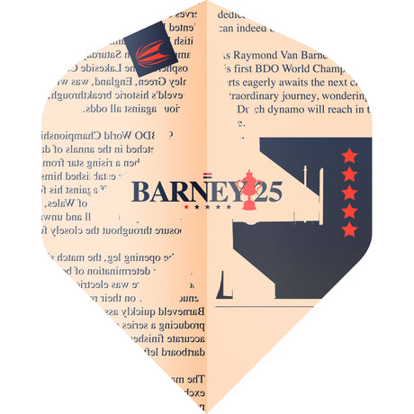Barney 25 3 Sets Pro.Ultra No2 Dart Flights by Target product image on a white background.