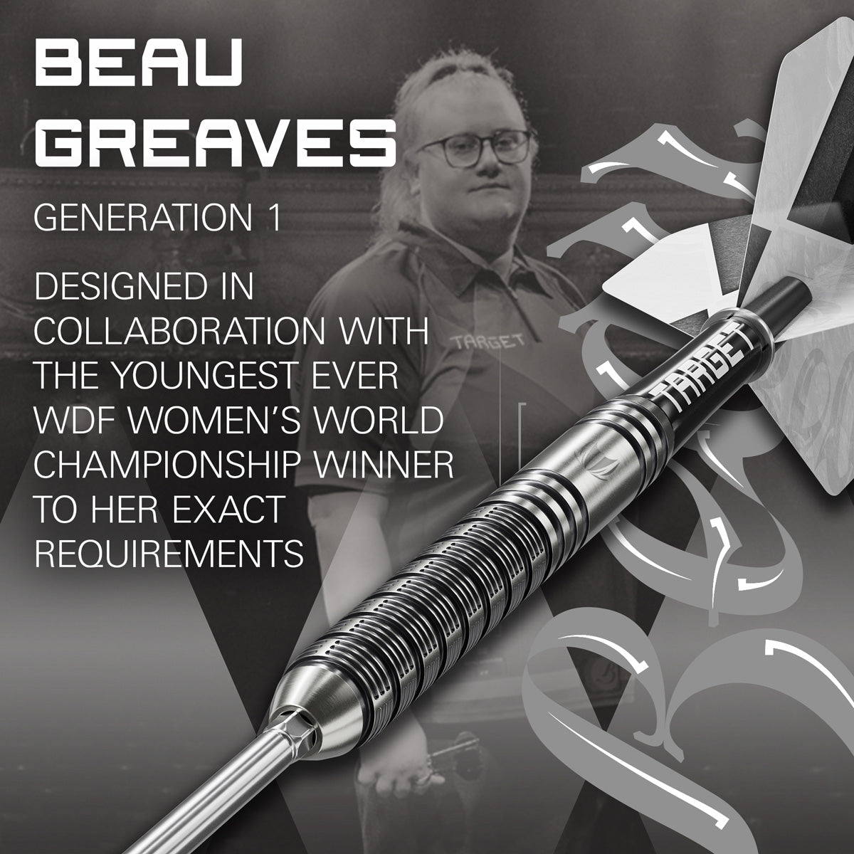 Beau Greaves G1 player branding image featuring signature styling and modern Target performance design