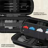 Target BOA Case Black image highlighting the internal storage compartments, straps, and accessory holders
