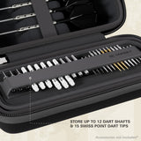 Target BOA Case Black image showing the inside of the case with storage compartments and layout