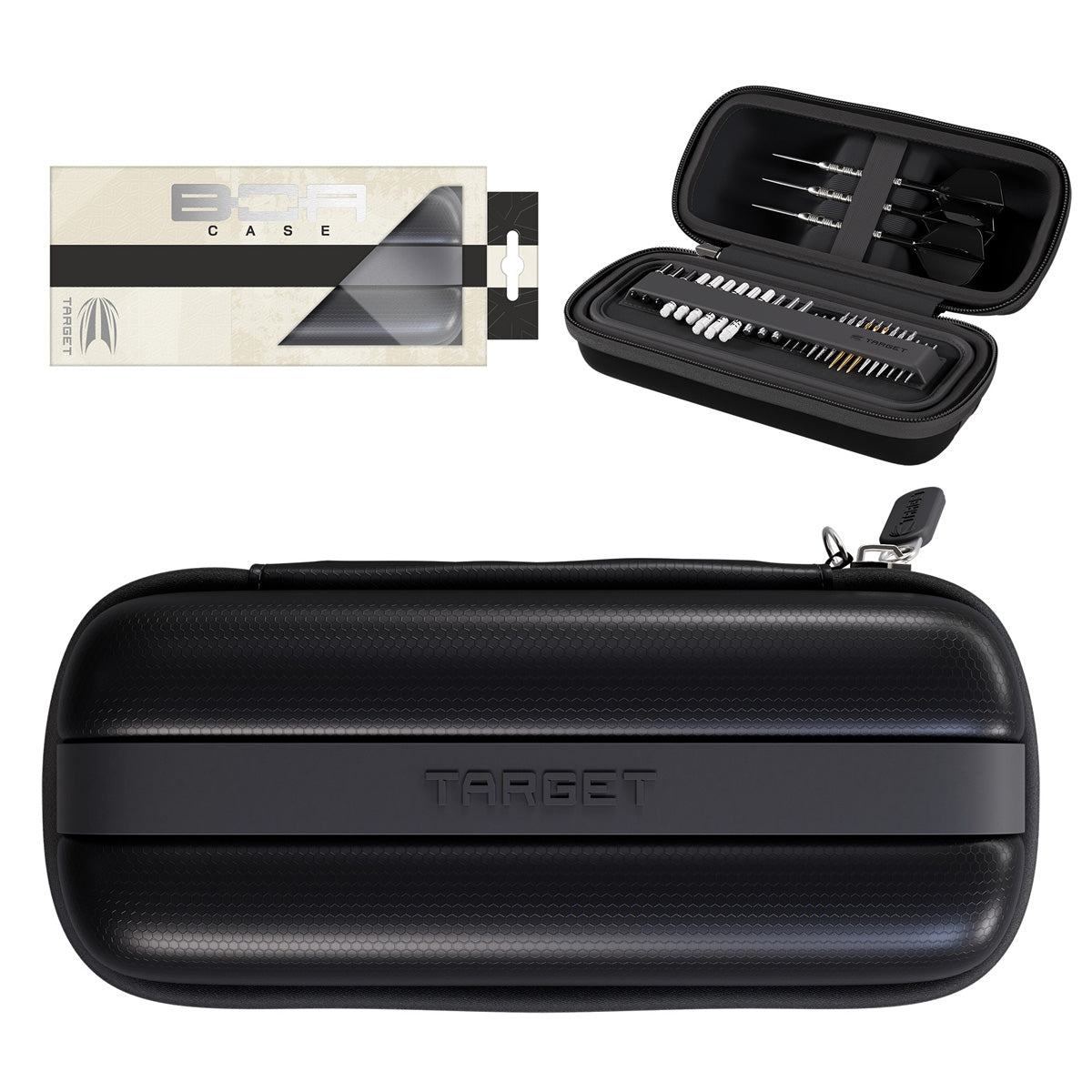 Target BOA Case Black main product image showing the case and included contents