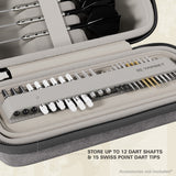 Target BOA Case Grey image showing the inside of the case with storage compartments and layout