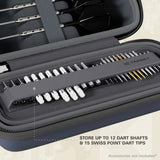 Target BOA Case Navy image showing the inside of the case with storage compartments and layout
