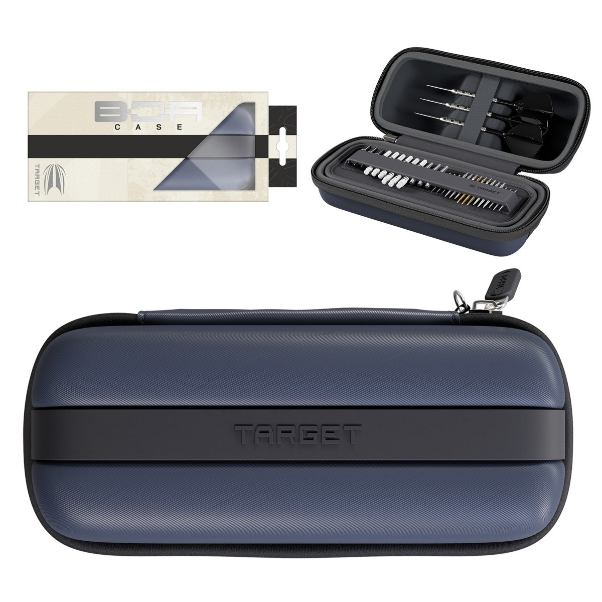 Target BOA Case Navy main product image showing the case and included contents