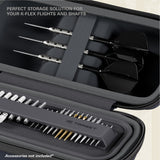 Target BOA Case Navy image showing the inside of the case with storage compartments and the amount of space inside the case