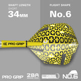 Bolide 01 SP Steel Tip Darts showing the included flight shape and shaft length configuration