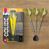 Bolide 01 SP Steel Tip Darts lifestyle setup image featuring the darts in a modern playing environment