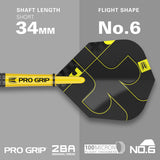 Bolide Void 02 darts flight and shaft specifications image showing the included setup configuration